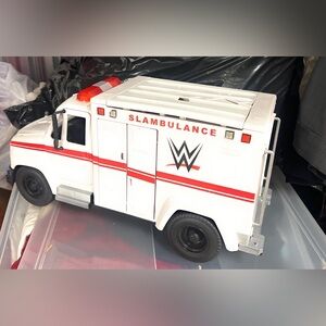 WWE Wrekkin' Slambulance Breakaway Ambulance Vehicle Mattel Elite